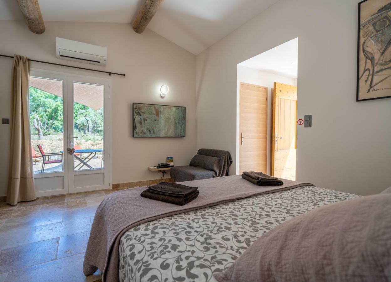 Mas la Chêneraie Lourmarin - Au calme, à 10 mn du centre ville à pied Extérieur photo